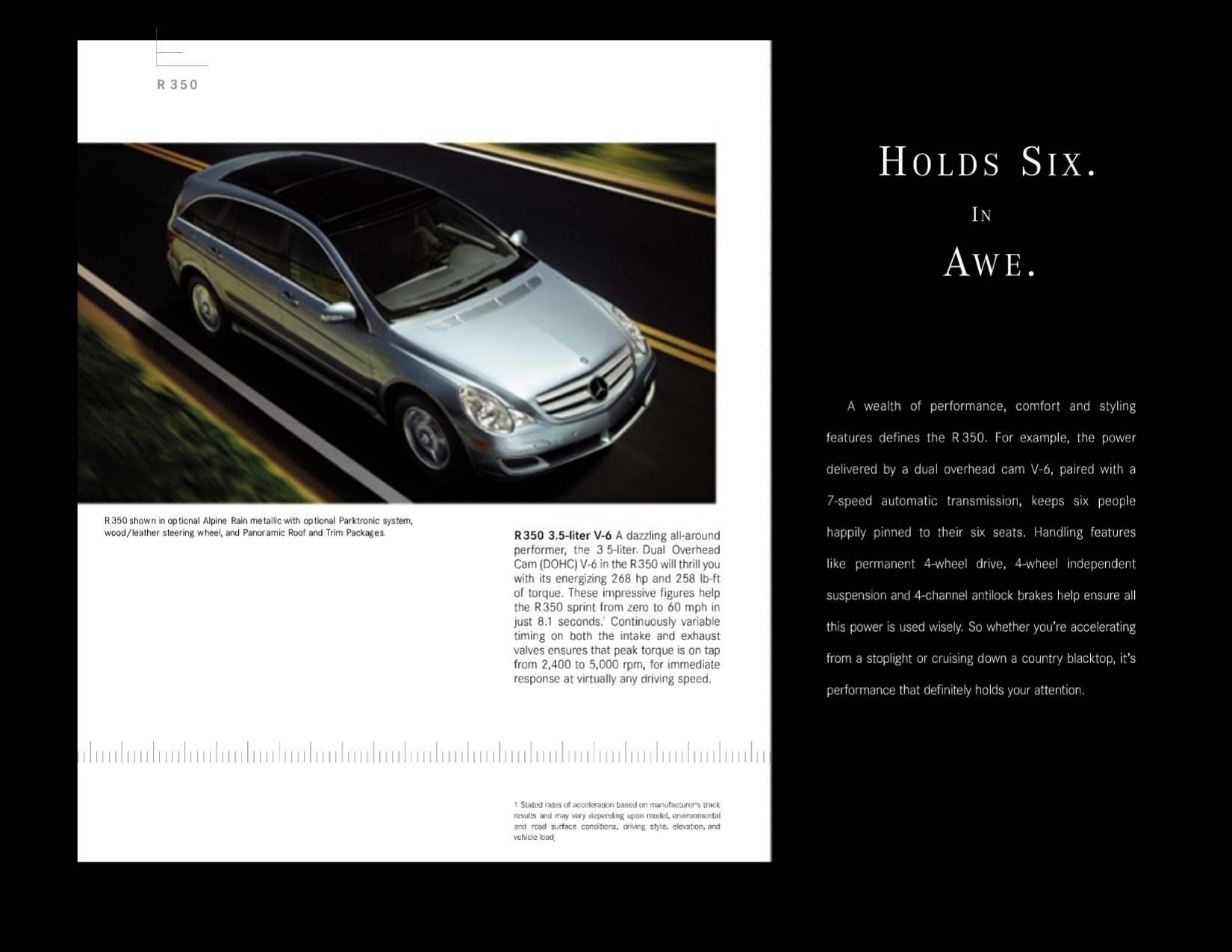 2006 Mercedes-Benz R-Class Brochure Page 8